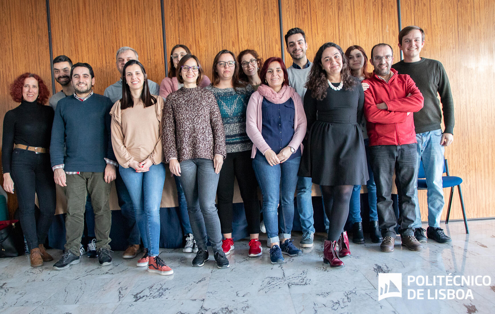 Alguns dos membros do grupo de trabalho do projeto de desenvolvimento dos novos sites