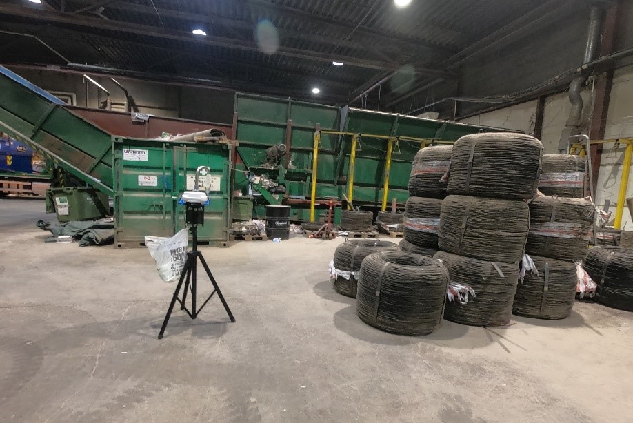 Projeto EXPO-GREEN: colheita de amostras ambientais em indústria de gestão de resíduos analisadas