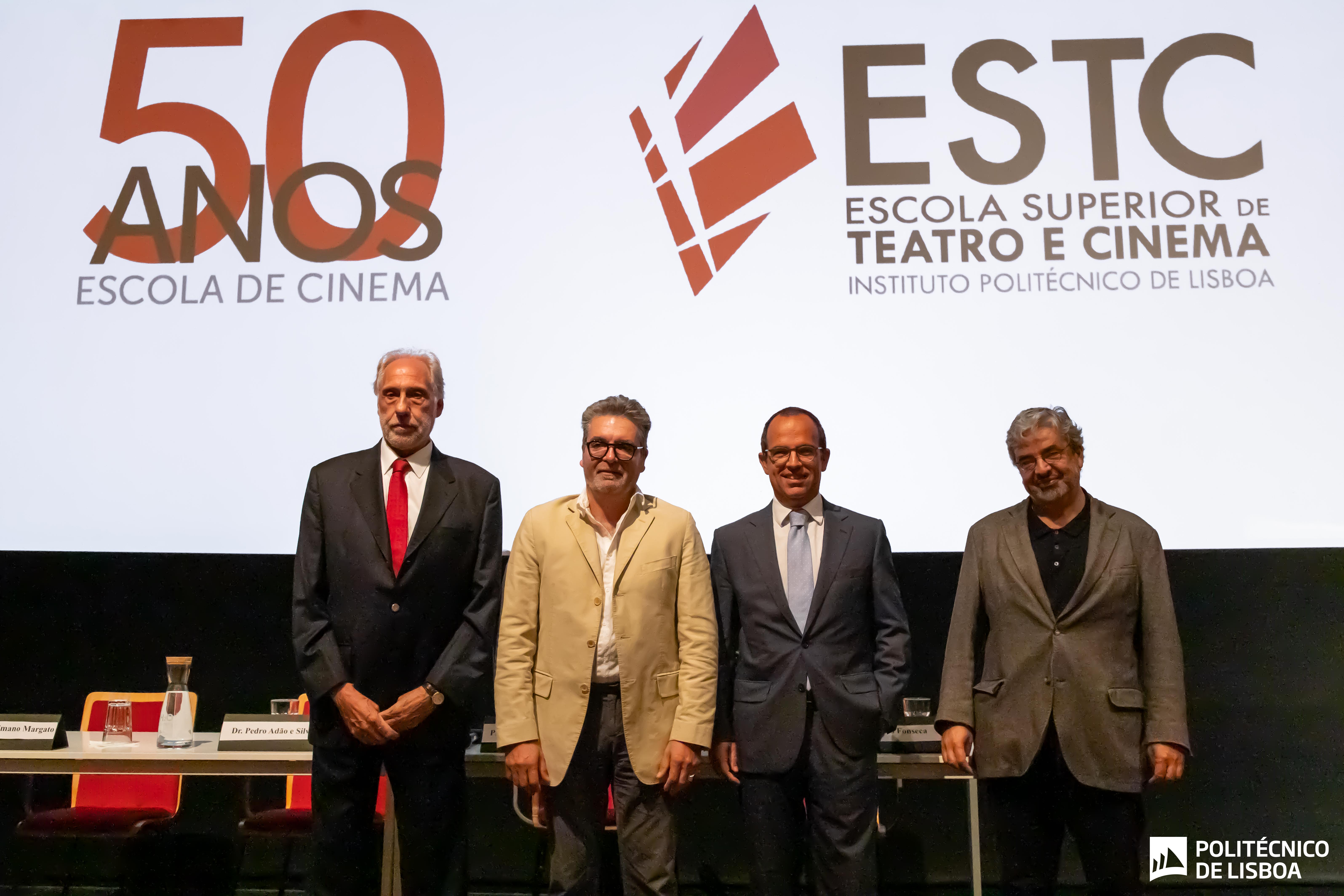 presidente do IPL, presidente da ESTC, ministro da Cultura e diretor do departamento de Cinema 