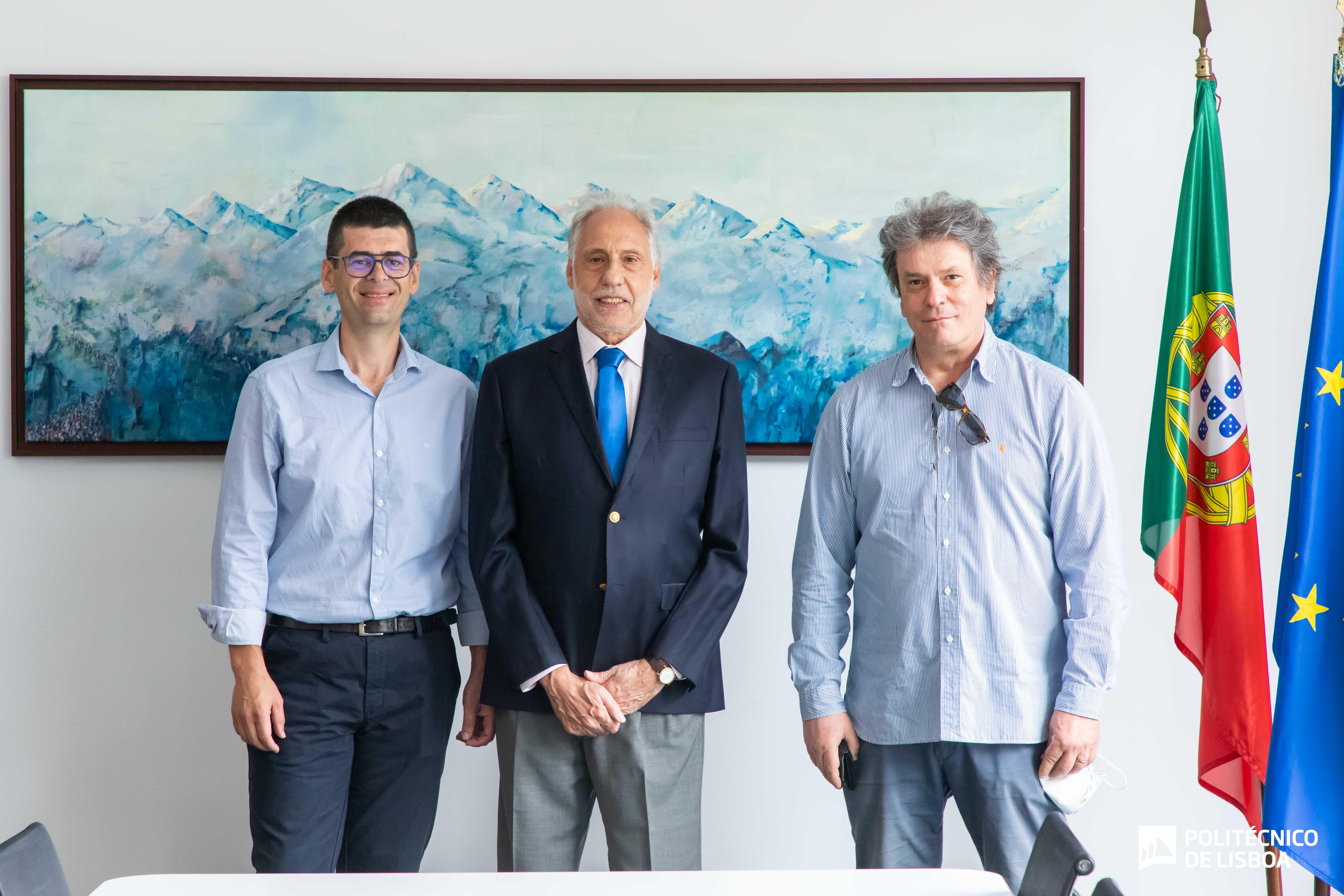 Adélio Carneiro, Elmano Margato e Miguel Henriques