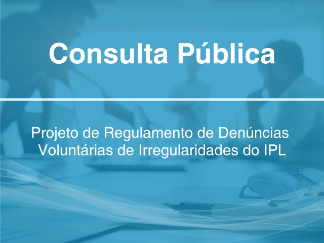 Projeto de Regulamento de Denúncias Voluntárias de Irregularidades