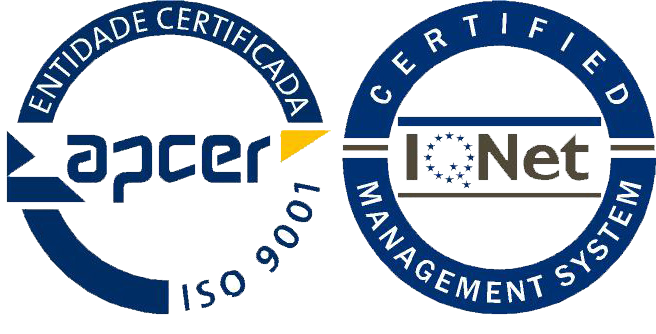 Símbolo apcer iso 9001 certificatino