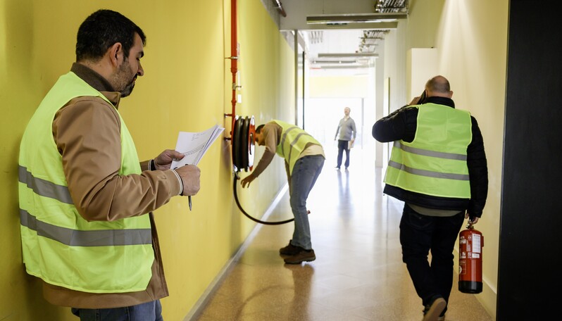 Simulacros no Politécnico de Lisboa