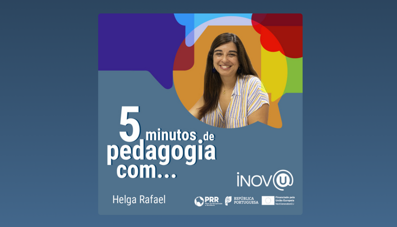 Capa 5 minutos de pedagogia com…  Helga Rafael